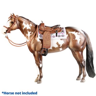Image showing  Traditional Cimarron-Western Pleasure Toy Horse Saddle, 1/9 Scale