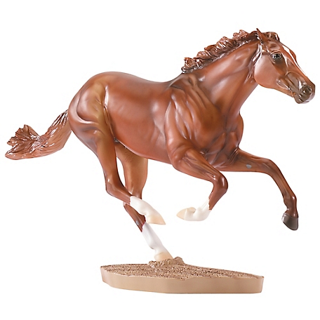 Breyer Traditional Series Secretariat Horse Figure Toy with Base Model, 1:9 Scale