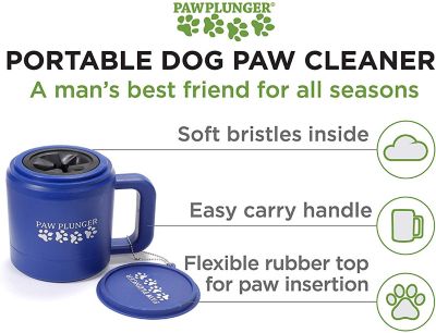 Image showing  Medium Portable Dog Paw Cleaner, Black