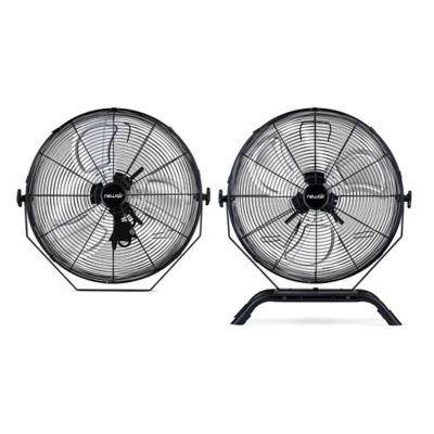 NewAir 22 in. Outdoor Rated 2-in-1 High-Velocity Floor or Wall-Mounted Fan, 3 Speeds, NIF20CBK00