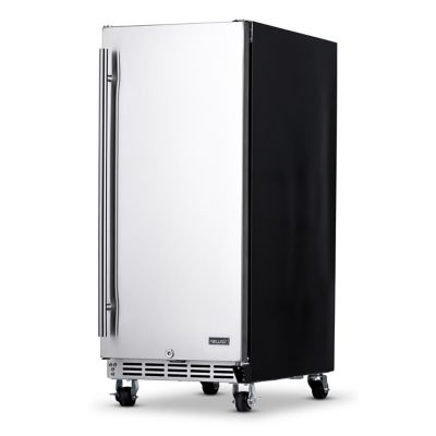 Image showing 6 th NewAir 90-Can 15 in. Outdoor Beverage Refrigerator, Built-in or Freestanding Fridge in Weatherproof Stainless Steel