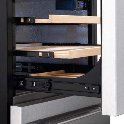 Image showing 5 th NewAir 20 Bottle and 80 Can Capacity Built-In Dual Drawer Indoor/ Outdoor Wine & Beverage Fridge