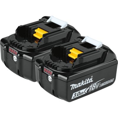 Makita 18V 3.0Ah LXT Lithium-Ion Power Tool Battery, BL1830B-2