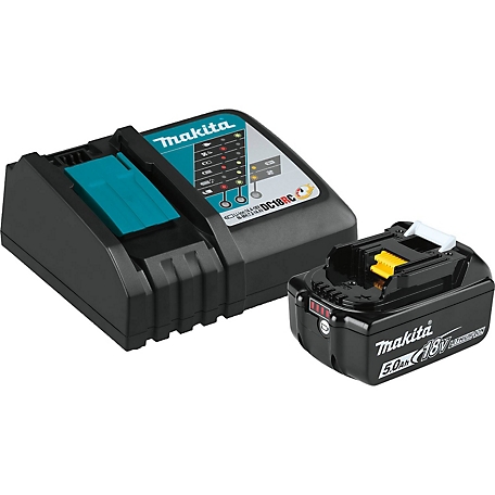 Makita 18V LXT Lithium-Ion Battery and Charger Starter pk., 5.0 Ah,  BL1850BDC1 at Tractor Supply Co.