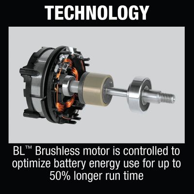 Image showing 7 th Makita Cordless 1/2 in. 18V LXT Lithium-Ion Sub-Compact Brushless Tool Combo Kit, 2 pc., 2.0 Ah