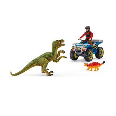 Image showing  Quad Escape From Velociraptor Toy Playset