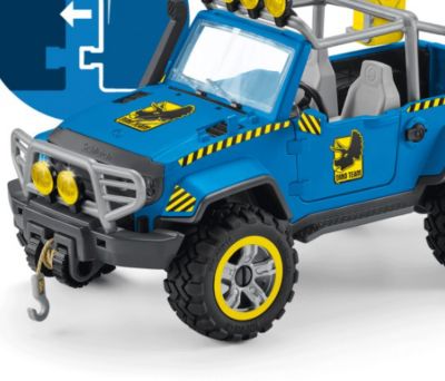 Image showing 12 th Schleich Off-Road Vehicle with Dino Outpost Toyset