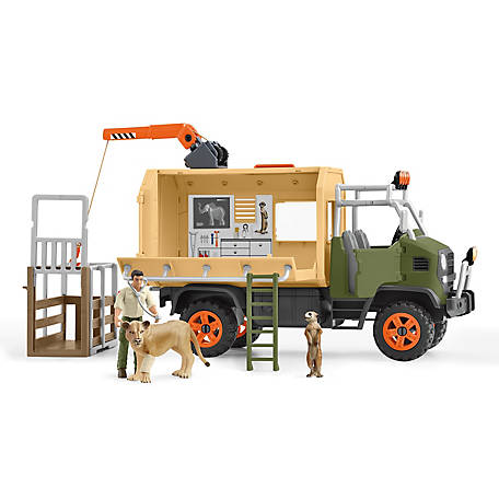 Schleich Animal Rescue Large Truck Toy Playset