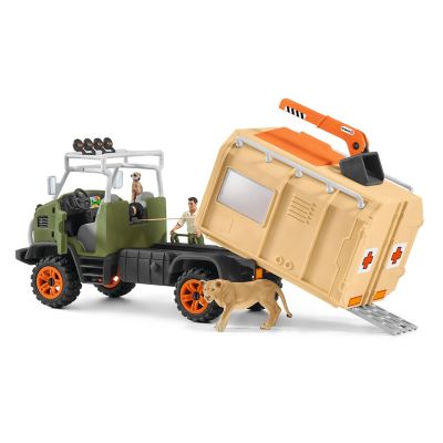 Image showing  Animal Rescue Large Truck Toy Playset