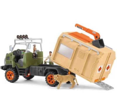Image showing  Animal Rescue Large Truck Toy Playset