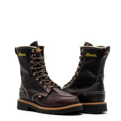 Thorogood Moc Toe Non-Safety Wedge Work Boots, 8 in.