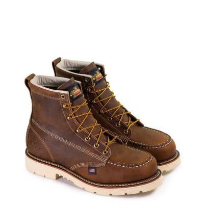 Image showing 2 th Thorogood Men's Moc Toe Maxwear 90 Slip-Resistant Work Boots, 6 in.