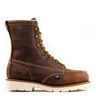 Thorogood Men's Moc Toe USA Safety MAXWear 90 Slip-Resistant Work Boots, 8 in.