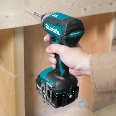 Image showing  18V LXT 1/4 in. Cordless Lithium-Ion Brushless Impact Driver Kit, 3.0Ah