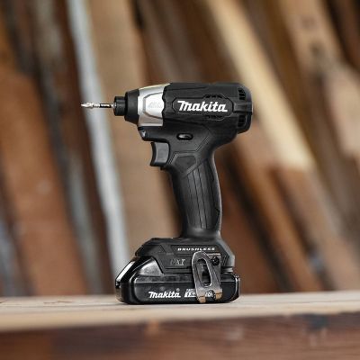Image showing 6 th Makita 18V LXT Lithium-Ion Sub-Compact Brushless Cordless Impact Driver Kit, 2.0Ah