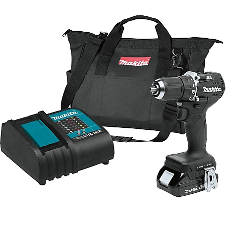 Makita 1/2 in. 18V LXT Lithium-Ion Sub-Compact Brushless Cordless Driver-Drill Kit, 1.5 Ah