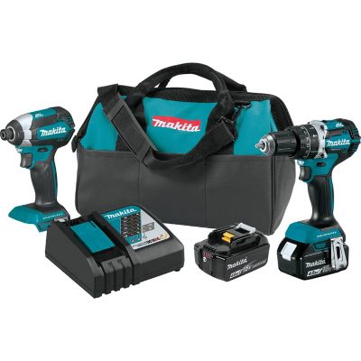 Skylight Vandret partiskhed Makita Cordless 18V LXT Lithium-Ion Brushless Combo Kit, 4.0Ah, 2 pc. at  Tractor Supply Co.