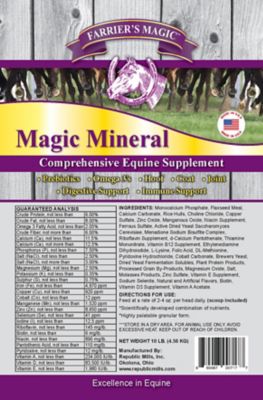Image showing  Mineral Comprehensive Equine Supplement, 10 lb. Bag