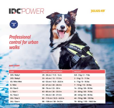 Image showing 5 th Julius-K9 Easy-On IDC Reflective Power Dog Harness