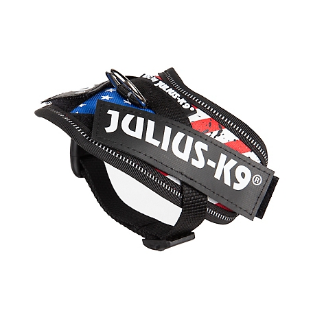 Julius-K9 Easy-On IDC Hook Loop Patch Reflective Power Dog Harness