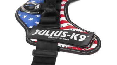Image showing 2 th Julius-K9 Easy-On IDC Hook-and-Loop Patch Reflective Power Dog Harness