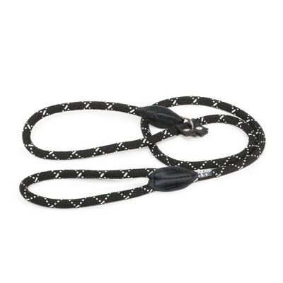 Julius-K9 Fluorescent Black IDC Retriever Dog Leash with Training Collar