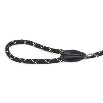 Image showing  Fluorescent IDC Retriever Dog Leash with Training Collar, Black