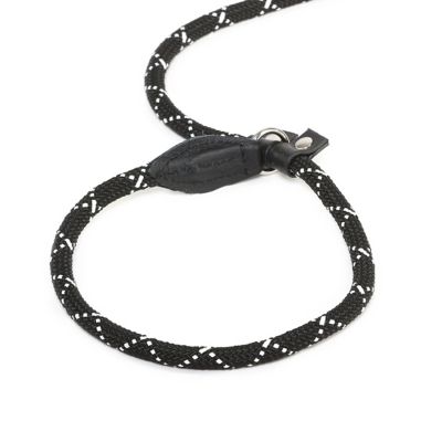 Image showing  Fluorescent IDC Retriever Dog Leash with Training Collar, Black