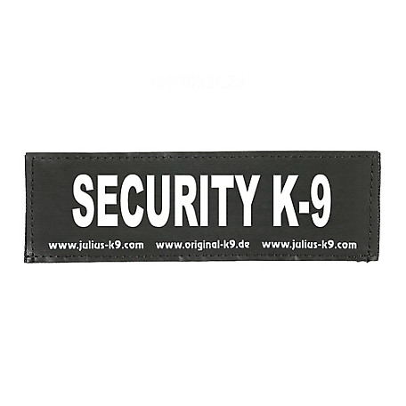 Julius-K9 Security K-9 Changeable Hook and Loop Dog Harness Patch