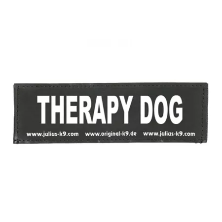 Julius-K9 Therapy Dog Hook and Loop Changeable Dog Harness Patch 1 Pair Service & Working Dog Harnesses & Patches