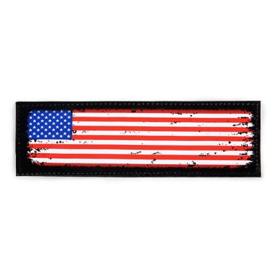 Julius-K9 USA Flag Changeable Dog Harness Patch, 1 Pair