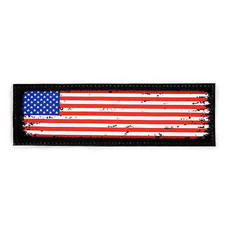 Julius-K9 USA Flag Changeable Dog Harness Patch, 1 Pair