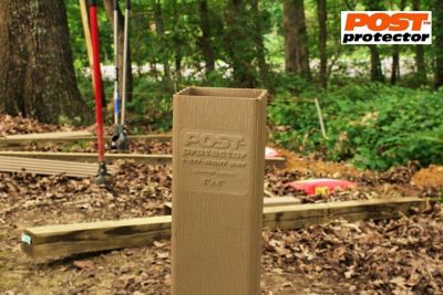 Image showing  4 in. x 4 in. x 30 in. Fence Post Protector