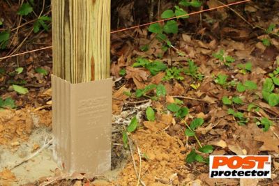 Image showing  4 in. x 4 in. x 30 in. Fence Post Protector