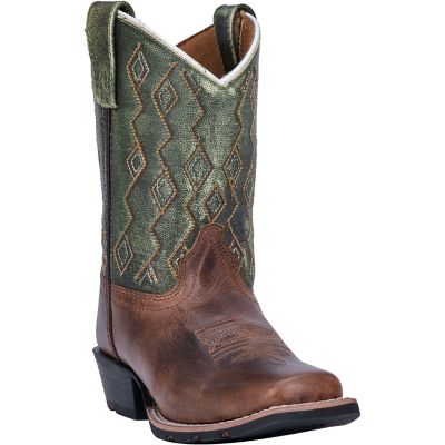 Dan Post Unisex Kids' Teddy Leather Western Boots