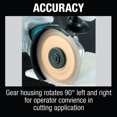 Image showing  4-1/2 in. Diameter 7.5A Angle Grinder with AC/DC Switch