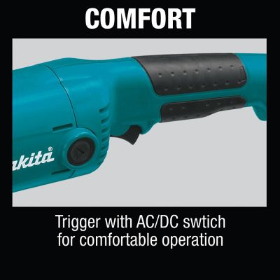 Image showing  5 in. Diameter 10.5A SJS Angle Grinder with AC/DC Switch