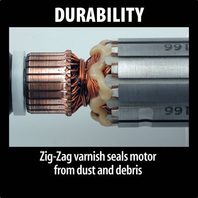 Image showing  5 in. Diameter 10.5A SJS Angle Grinder with AC/DC Switch