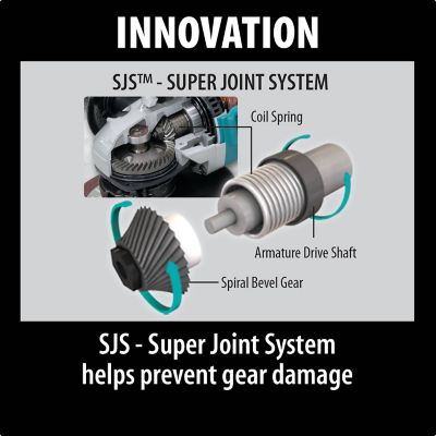 Image showing 5 th Makita 5 in. Diameter 10.5A SJS Angle Grinder with AC/DC Switch