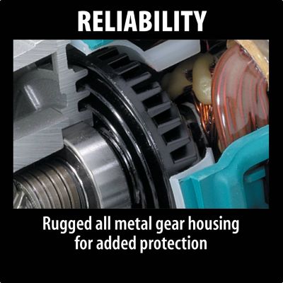 Image showing  7 in. Diameter 15A Angle Grinder with AC/DC Switch