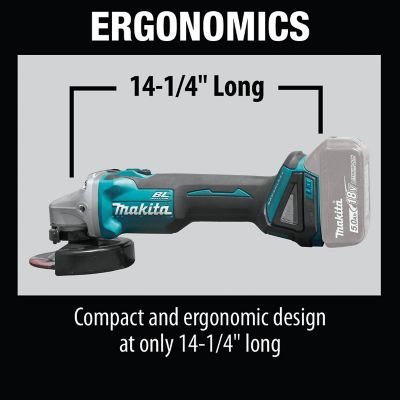 Image showing 5 th Makita 4-1/2 to 5 in. Diameter 18V LXT Cut Off Angle Grinder