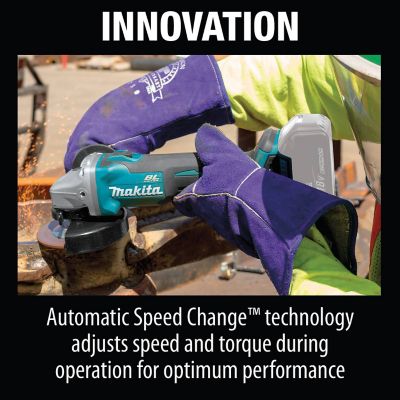 Image showing 6 th Makita 4-1/2 to 5 in. Diameter 18V LXT Cut Off Angle Grinder