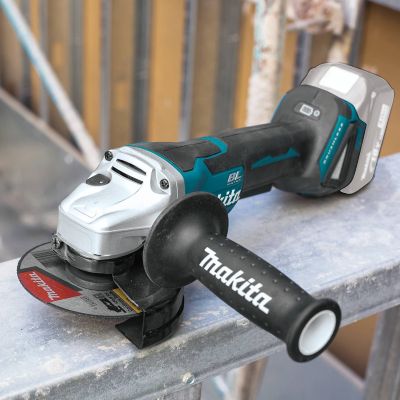 Image showing 8 th Makita 4-1/2 to 5 in. Diameter 18V LXT Angle Grinder with Paddle Switch