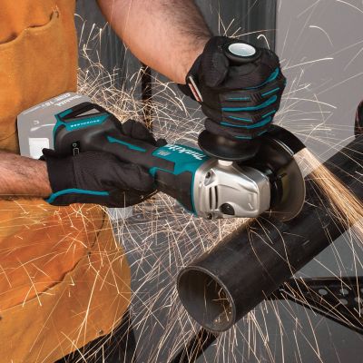 Image showing 9 th Makita 4-1/2 to 5 in. Diameter 18V LXT Angle Grinder with Paddle Switch