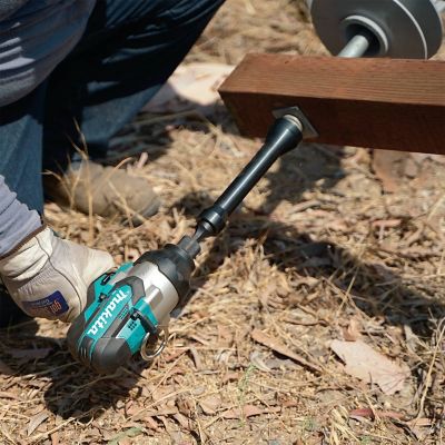 Image showing 7 th Makita 1/2 in. Square Drive 1,180 ft.-lb. 18V LXT Lithium-Ion Brushless Cordless High-Torque Impact Wrench, Tool Only