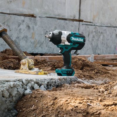 Image showing 9 th Makita 1/2 in. Square Drive 1,180 ft.-lb. 18V LXT Lithium-Ion Brushless Cordless High-Torque Impact Wrench, Tool Only