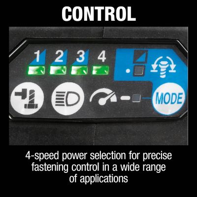 Image showing 5 th Makita 1/2 in. Square Drive 480 ft.-lb. 18V LXT Lithium-Ion Brushless Cordless 4-Speed Impact Wrench, Tool Only