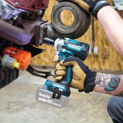 Image showing 9 th Makita 1/2 in. Square Drive 480 ft.-lb. 18V LXT Lithium-Ion Brushless Cordless 4-Speed Impact Wrench, Tool Only