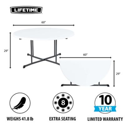 Image showing  60 in. Round Commercial Folding-Half Table