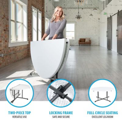 Image showing  60 in. Round Commercial Folding-Half Table